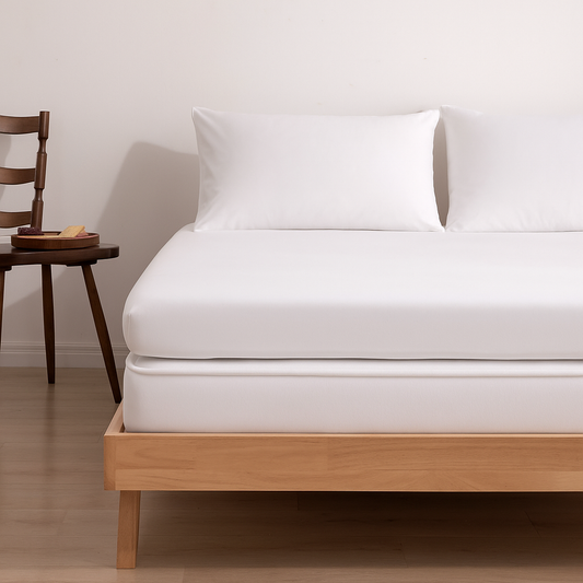 Hoeslaken (Topdekmatras) - Coco White - Premium