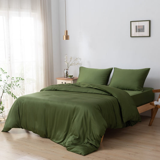 Tweepersoons beddengoedset XXL - Deep Moss - HUTWARE.NL
