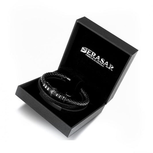 SERASAR Leren Armband – Stijlvol, Stevig en Slim in Gebruik