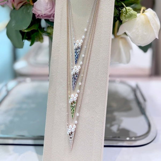 CiCi'De Jewelry Amsterdam – Kristal &amp; Parel Ketting