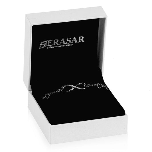 SERASAR Enkelbandje “For Infinity” – Sterling Zilver