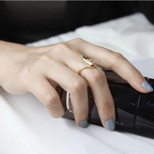 Sterling Zilveren ECG Ring