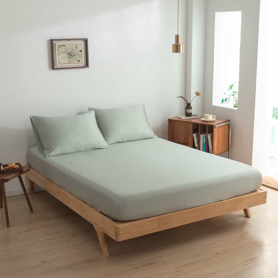 Boomba Bamboo baboe hoeslaken Boomba Bamboo Premium Hoeslaken – Sage Green