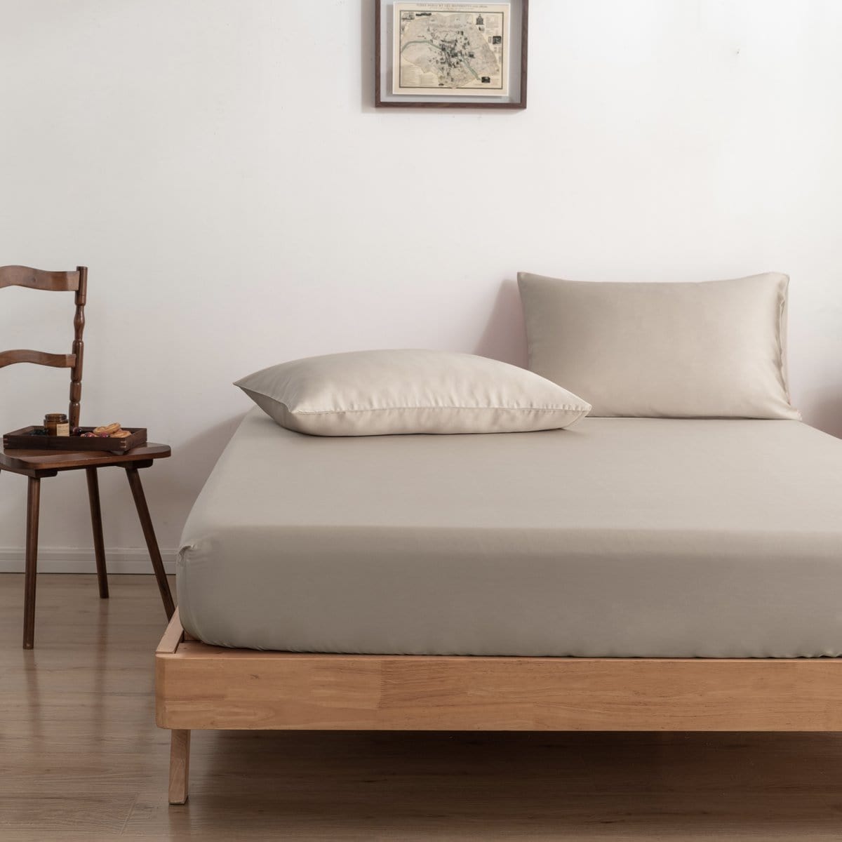 Boomba Bamboo baboe kussensloop Boomba Bamboo Premium Kussenslopen – Soft Taupe (2 stuks)