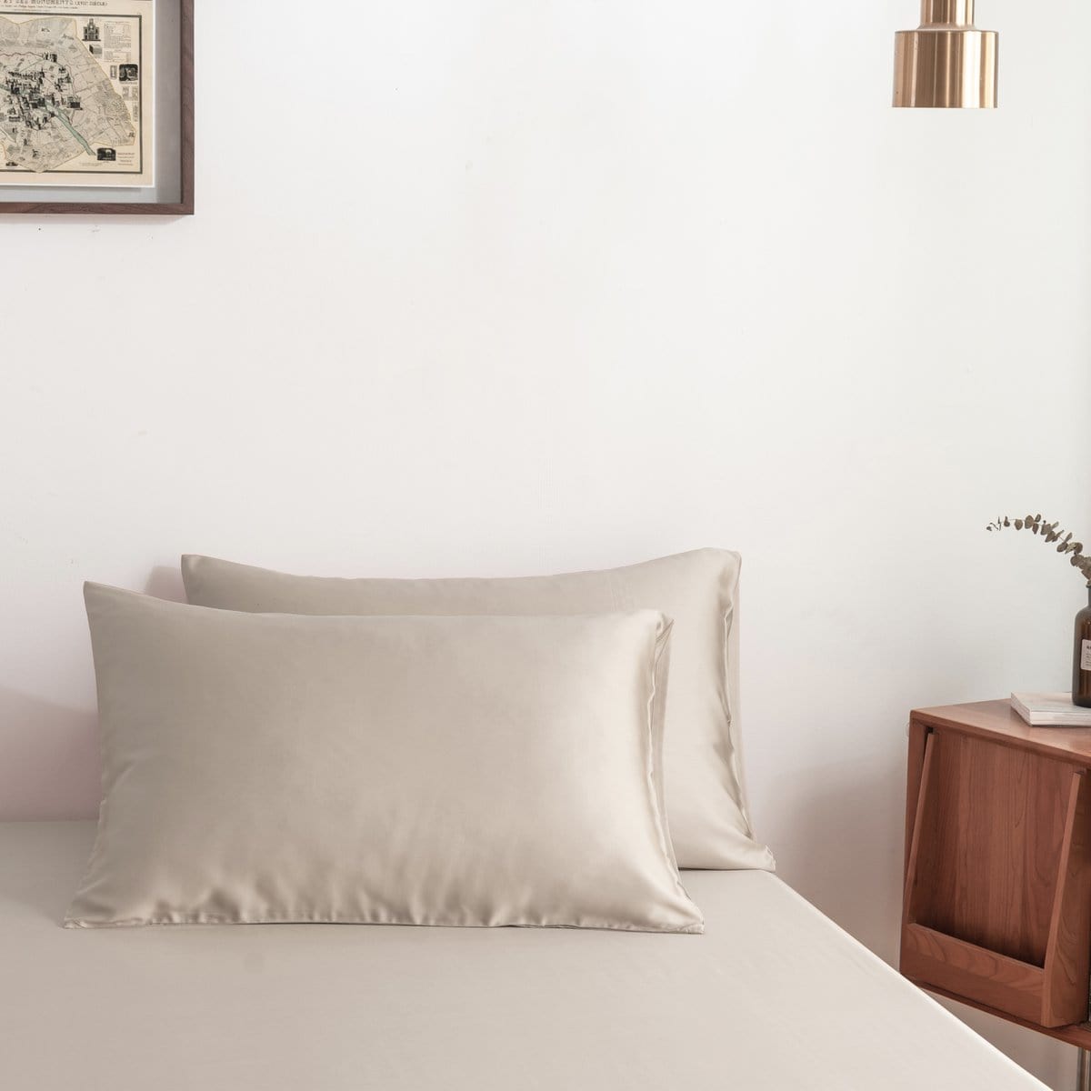 Boomba Bamboo baboe kussensloop Boomba Bamboo Premium Kussenslopen – Soft Taupe (2 stuks)