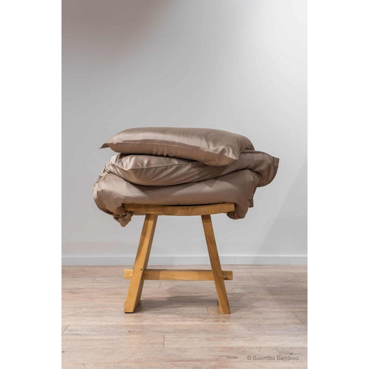 Boomba Bamboo baboe kussensloop Boomba Bamboo Premium Kussenslopen – Soft Taupe (2 stuks)