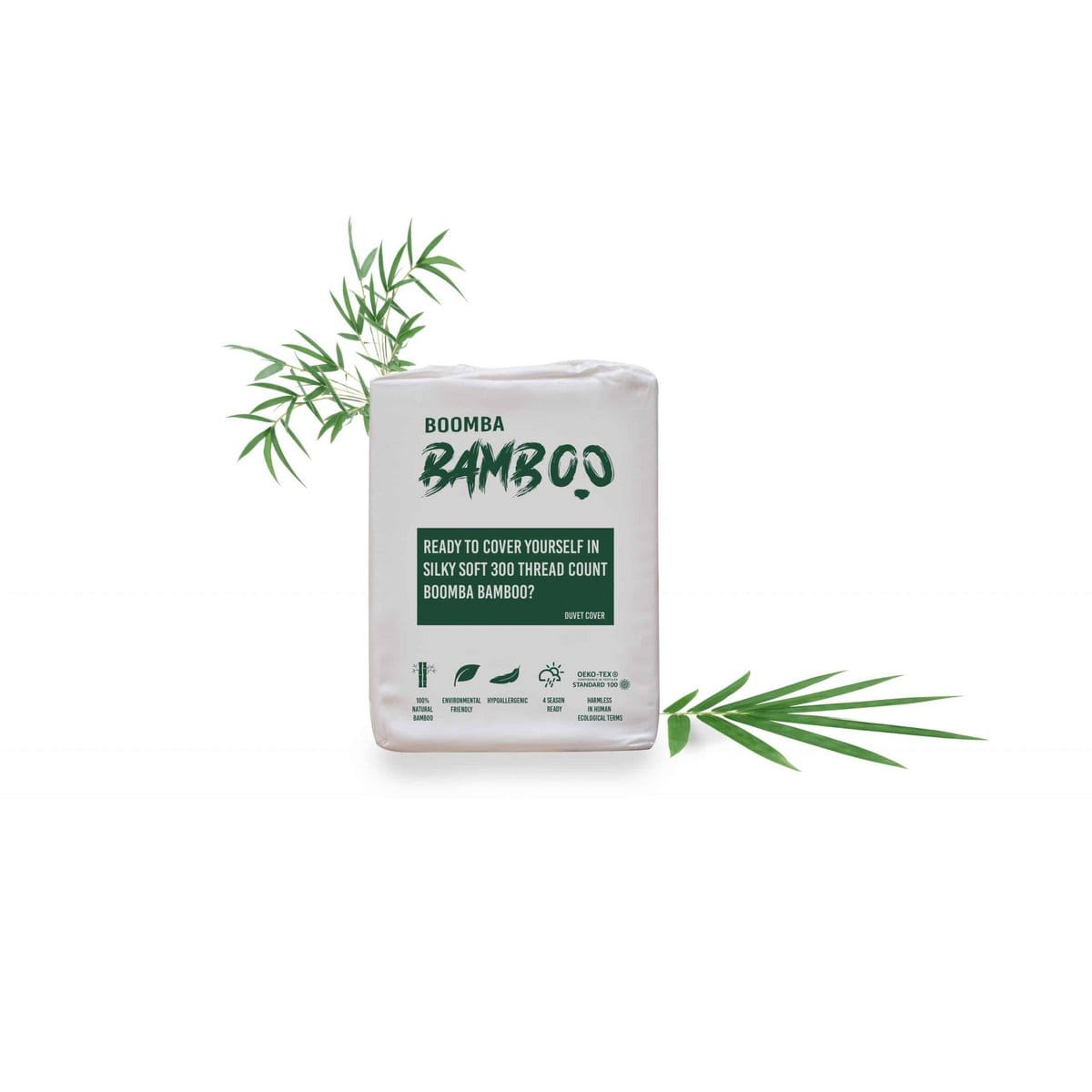 Boomba Bamboo bamboe dekbedovertrek Boomba Bamboo Basis Dekbedovertrek – 100% Natuurlijk Bamboe