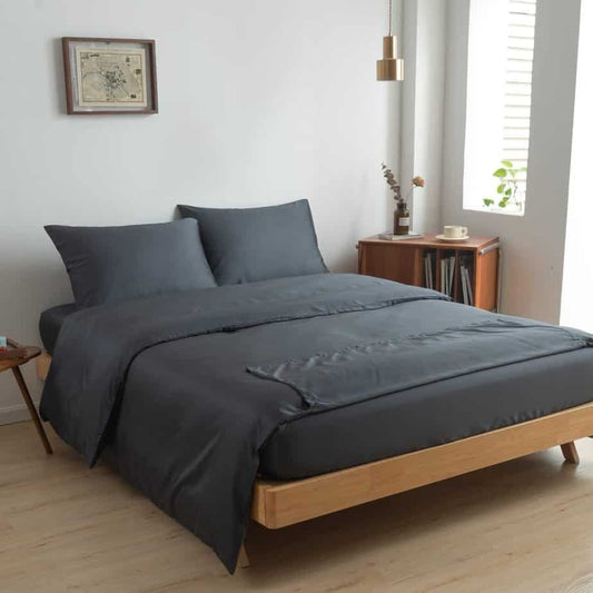 Boomba Bamboo bamboe dekbedovertrek Boomba Bamboo Premium Dekbedovertrek – 140×220 mm – Space Blue