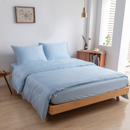 Boomba Bamboo bamboe dekbedovertrek Boomba Bamboo Premium Dekbedovertrek – Sky Blue (diverse maten)