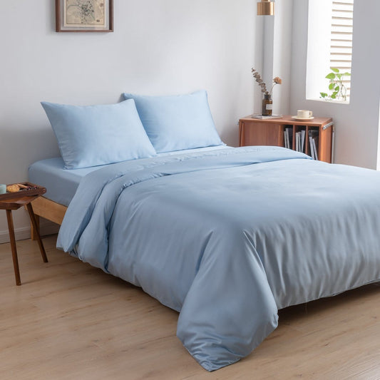 Boomba Bamboo bamboe dekbedovertrek Boomba Premium dekbedovertrek 100% bamboe Sky Blue
