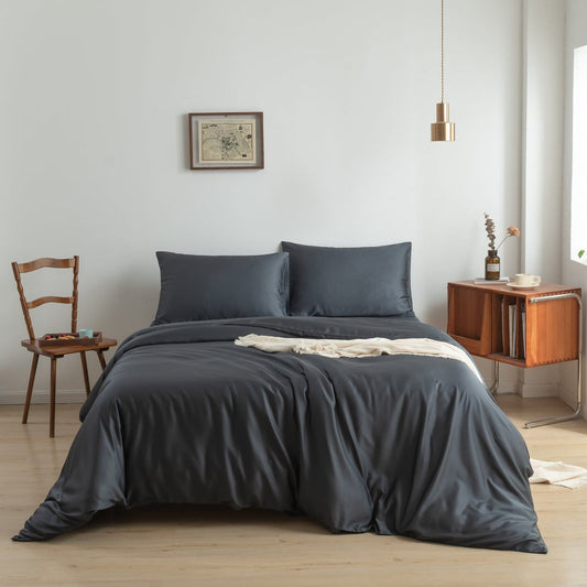 Boomba Bamboo bamboe dekbedovertrek Boomba Premium dekbedovertrek 100% bamboe Space blue