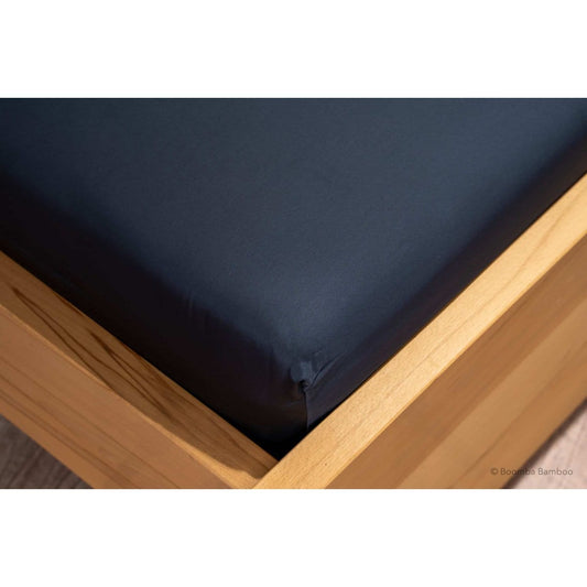Boomba Bamboo bamboe hoeslaken Boomba Bamboo Premium Hoeslaken – Space Blue