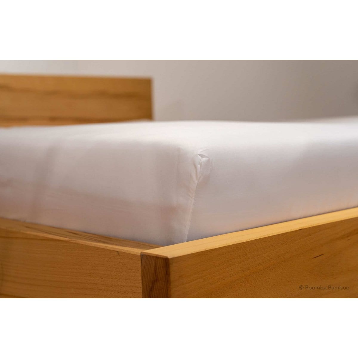 Boomba Bamboo bamboe hoeslaken topdekmatras Boomba Premium hoeslaken voor topdekmatras 100% bamboe Coco white