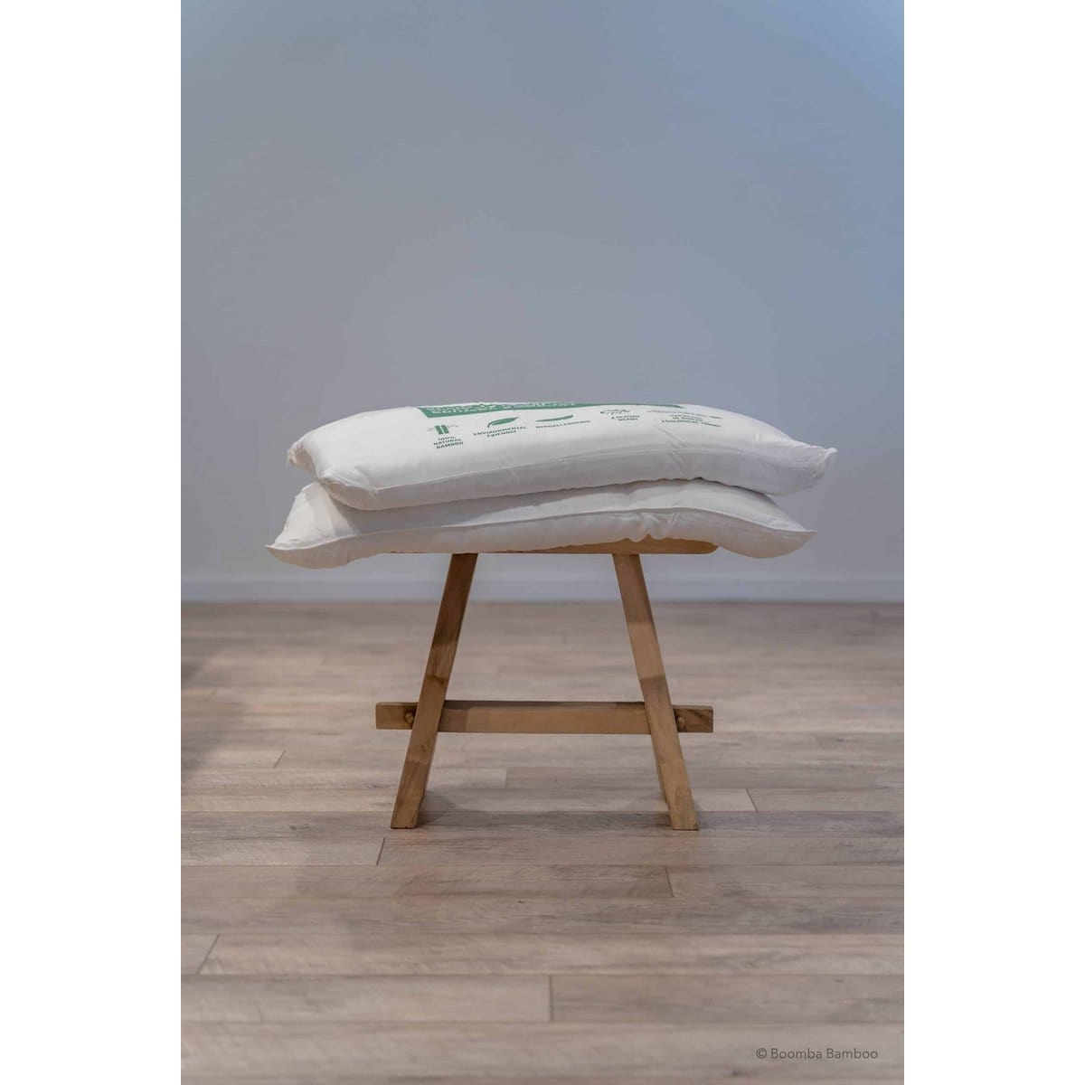 Boomba Bamboo Bamboe Hoofdkussen Bamboe basis hoofdkussen groot 60x70 (1,8kg)
