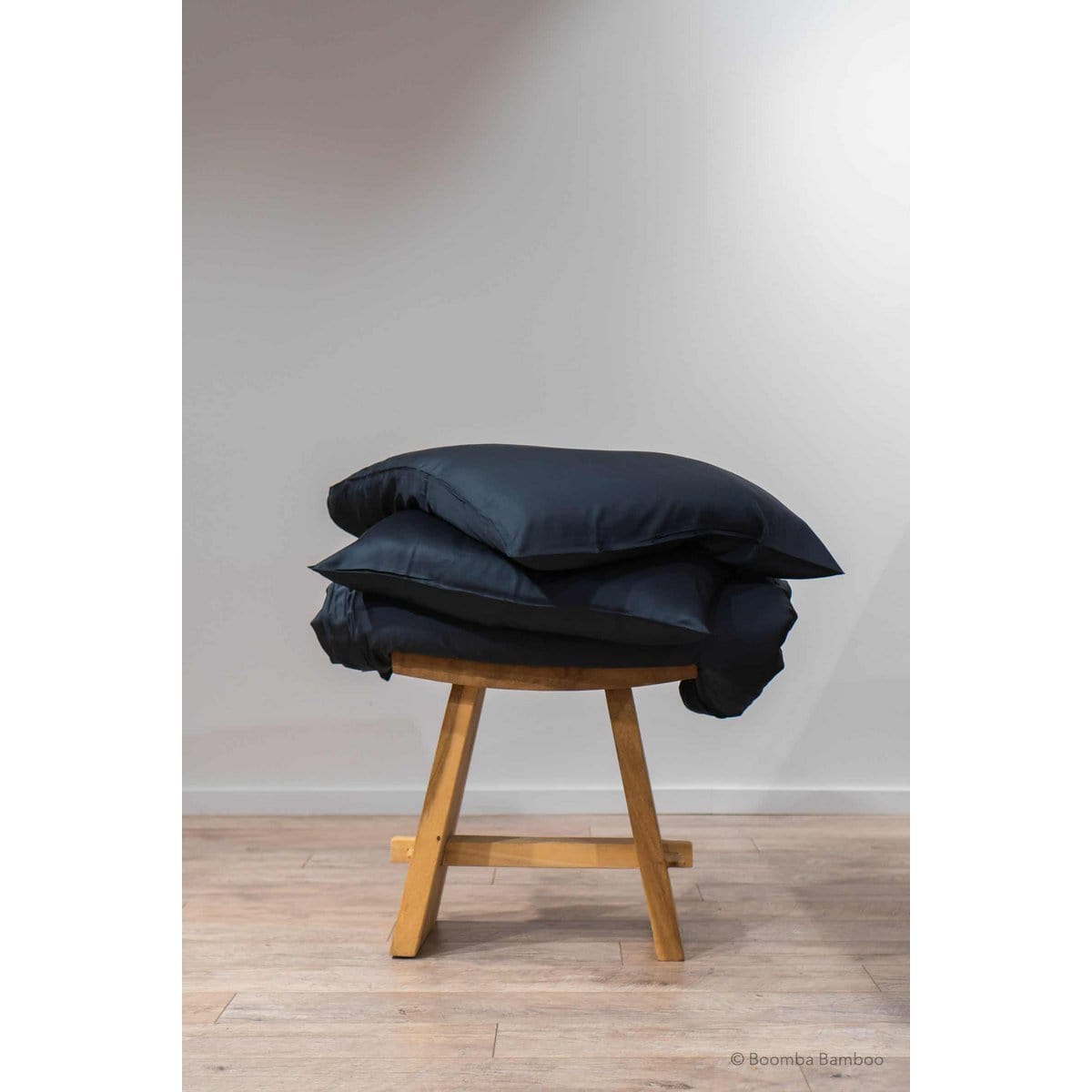 Boomba Bamboo bamboe kussensloop Boomba Bamboo Premium Kussenslopen – Space Blue (2 stuks)