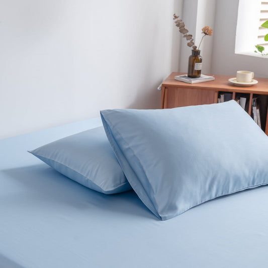 Boomba Bamboo bamboe kussensloop Boomba Premium bamboe kussenslopen 100% bamboe Sky Blue