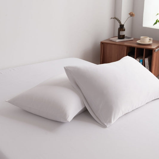 Boomba Bamboo bamboe kussensloop Boomba Premium Bamboe Kussenslopen – Coco White (2 stuks)