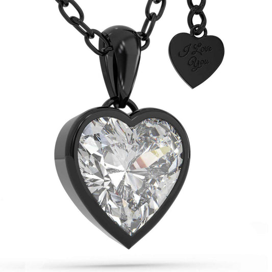 SERASAR Damesketting – Sterling Zilver met Hartvormige Hanger