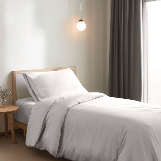 Eenpersoons beddengoedset - Coco White - HUTWARE.NL