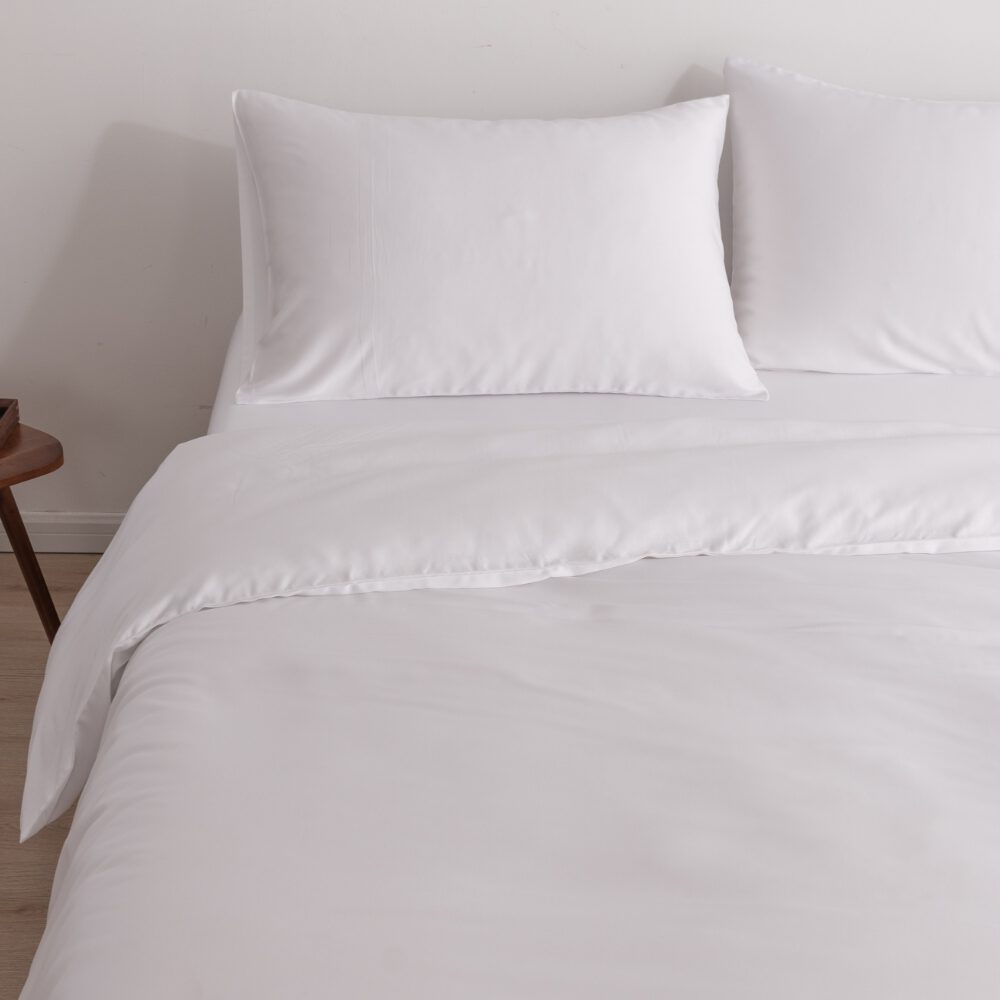 Eenpersoons beddengoedset XL - Coco White - HUTWARE.NL