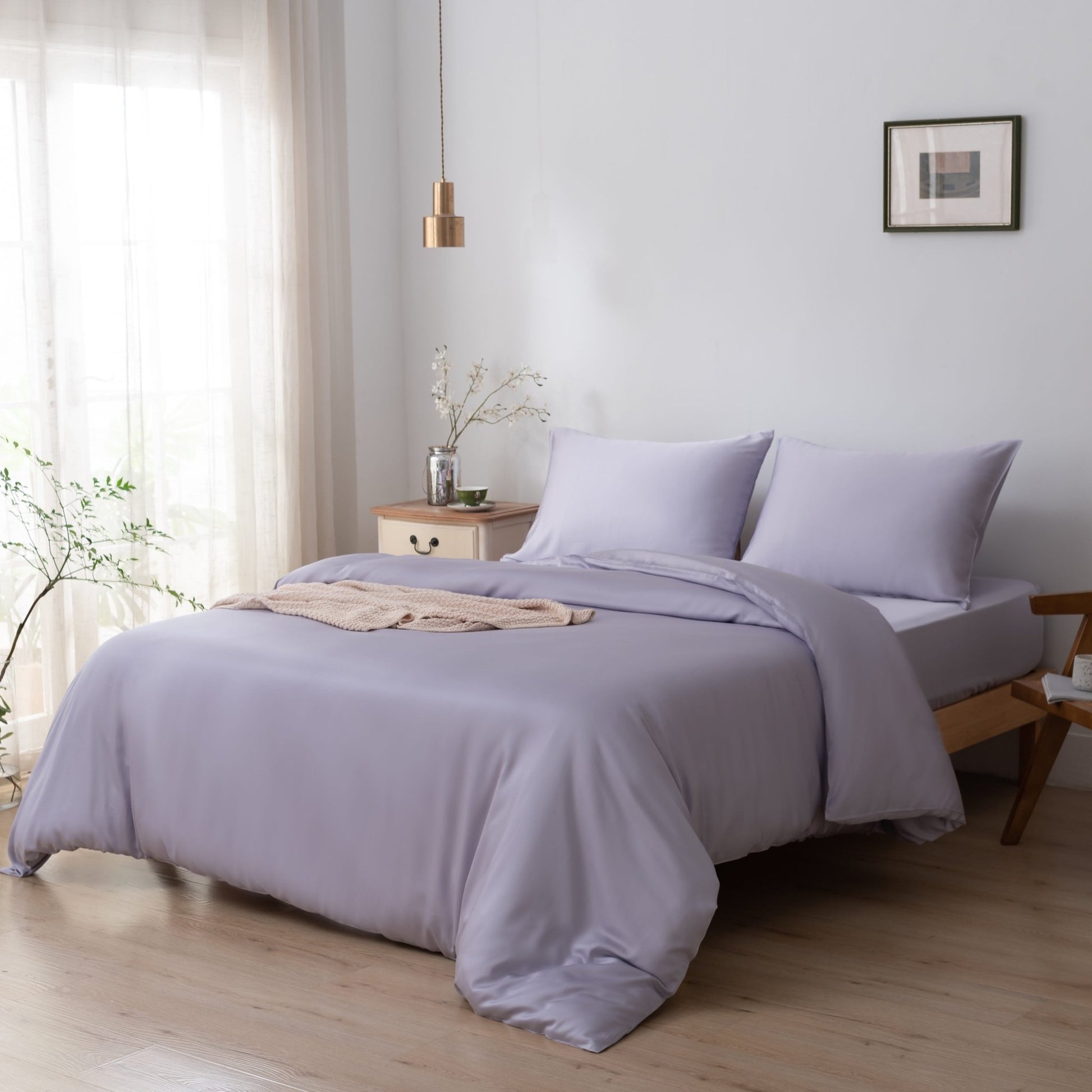 Eenpersoons beddengoedset XL - Lavender Mist - HUTWARE.NL