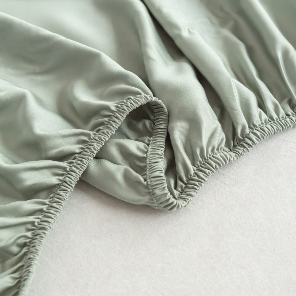 Eenpersoons Beddengoedset Xl - Sage Green - HUTWARE.NL