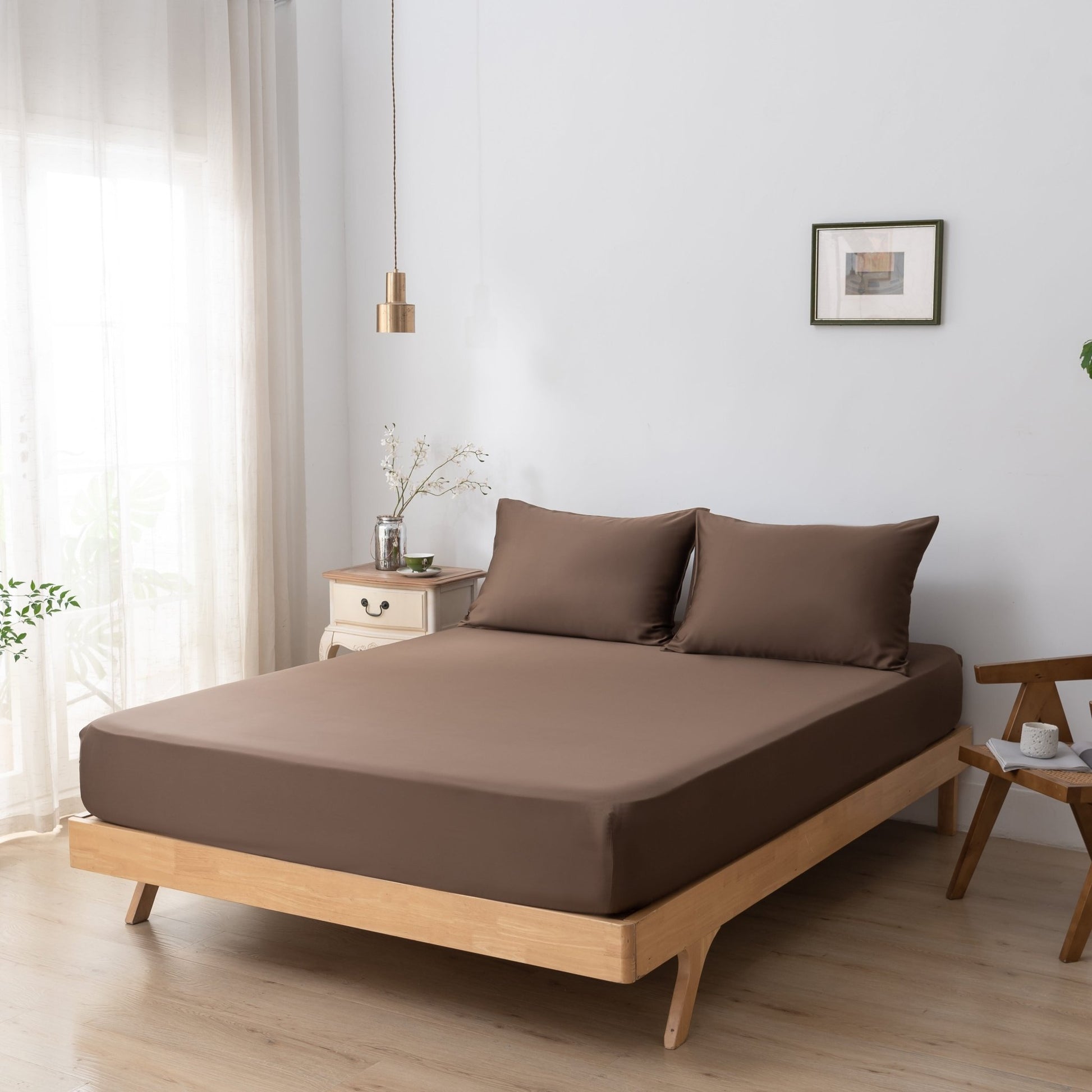 Hoeslaken - Coffee Brown - Premium - HUTWARE.NL