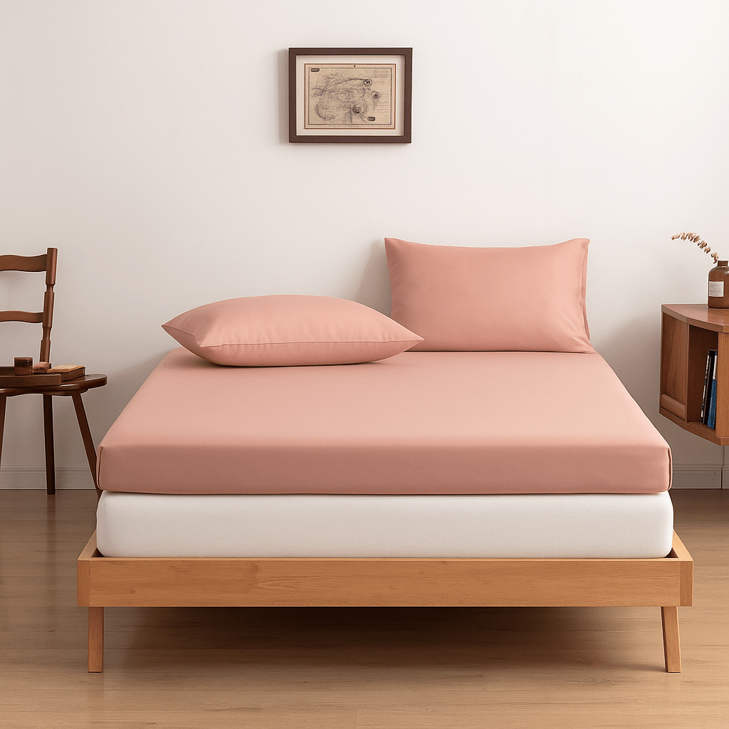 Hoeslaken (Topdekmatras) - Cuddle Pink - Premium - HUTWARE.NL