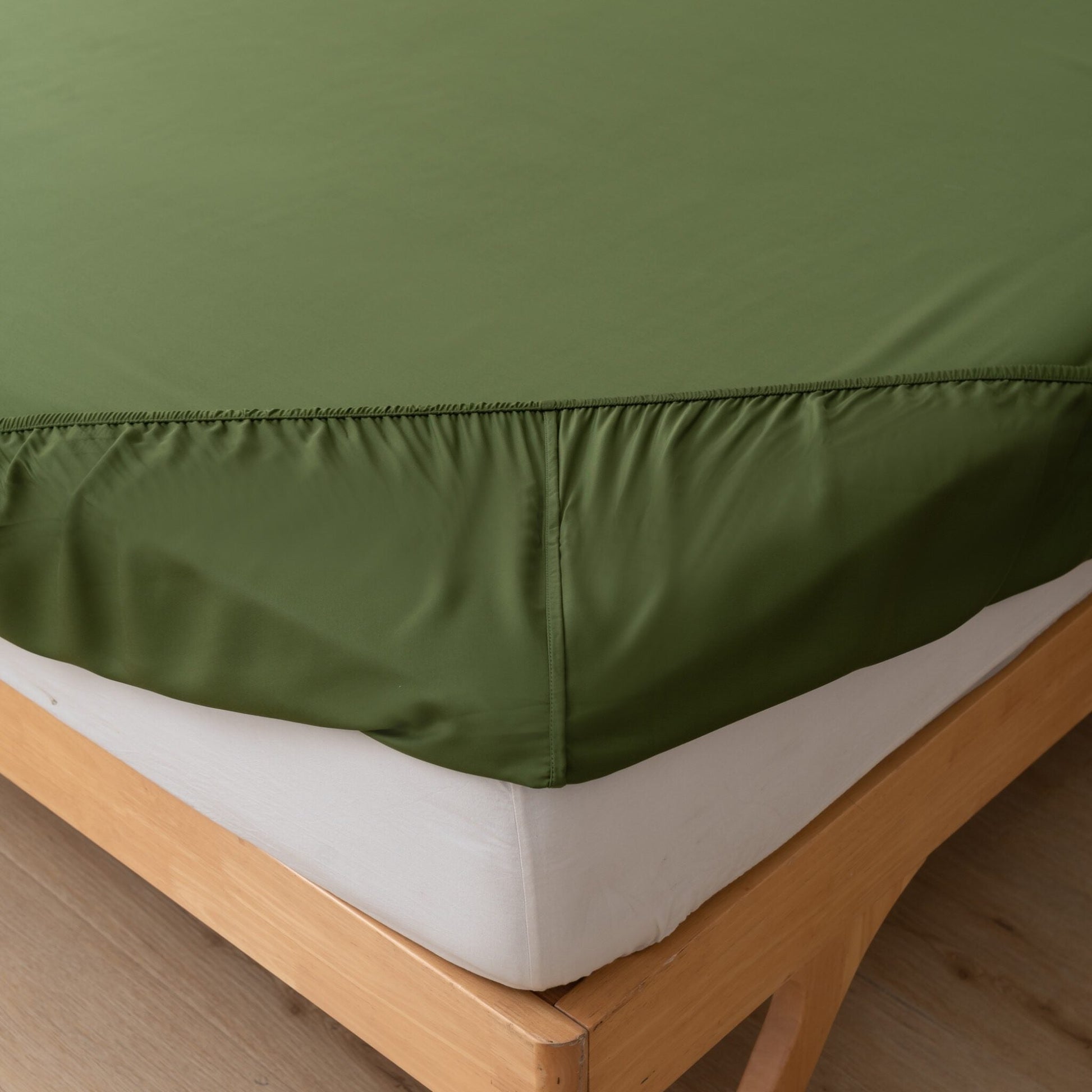 Hoeslaken (Topdekmatras) - Deep Moss - Premium - HUTWARE.NL