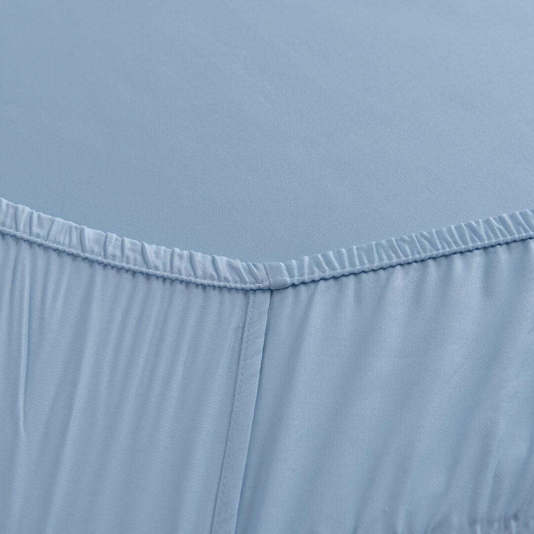 Hoeslaken (Topdekmatras) - Sky Blue - Premium - HUTWARE.NL