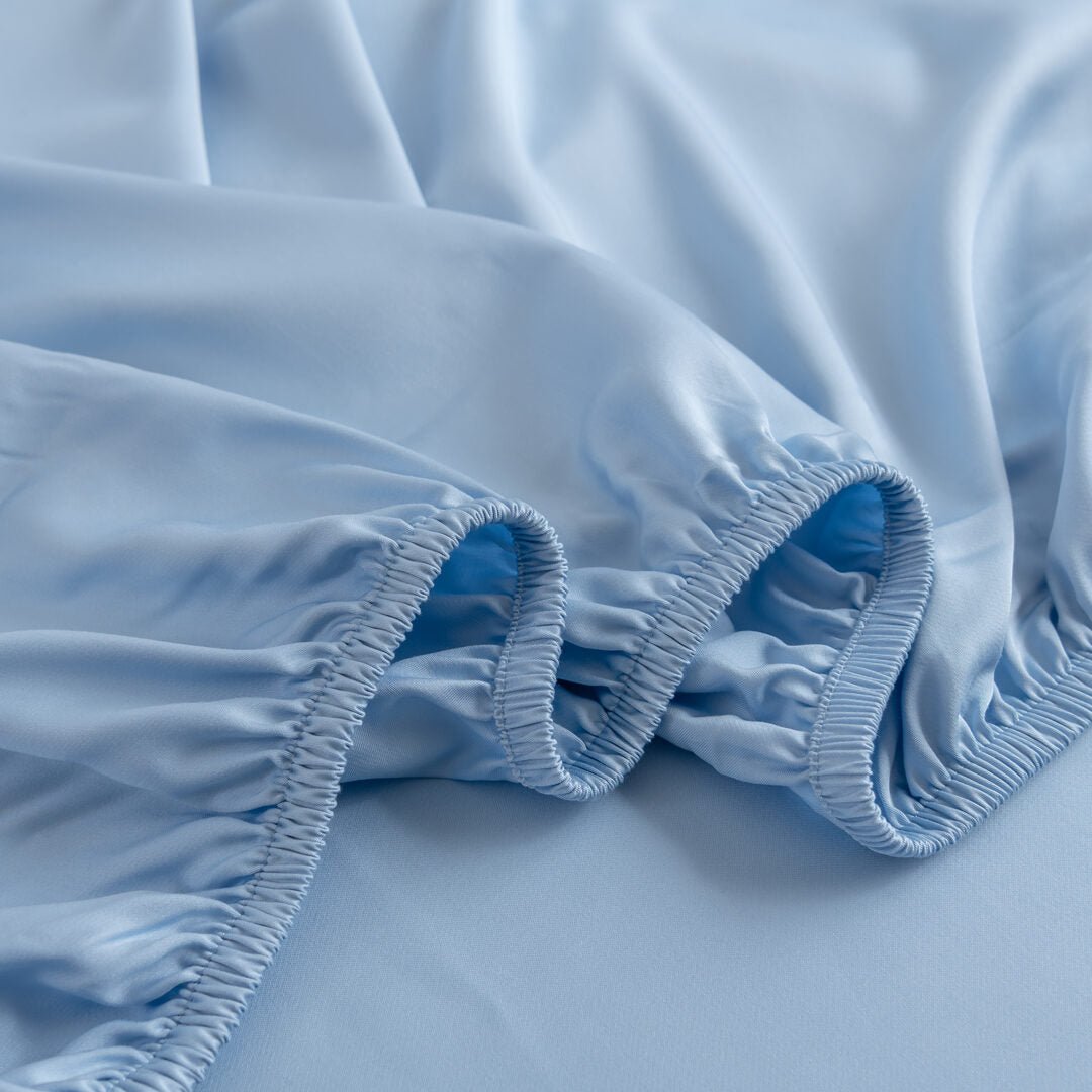 Hoeslaken (Topdekmatras) - Sky Blue - Premium - HUTWARE.NL