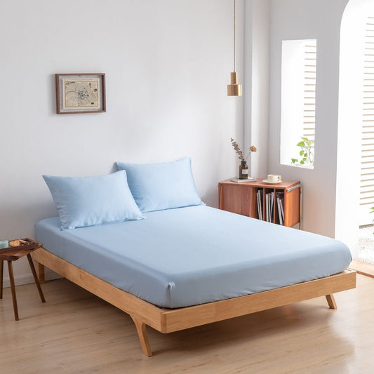 Hoeslaken (Topdekmatras) - Sky Blue - Premium - HUTWARE.NL