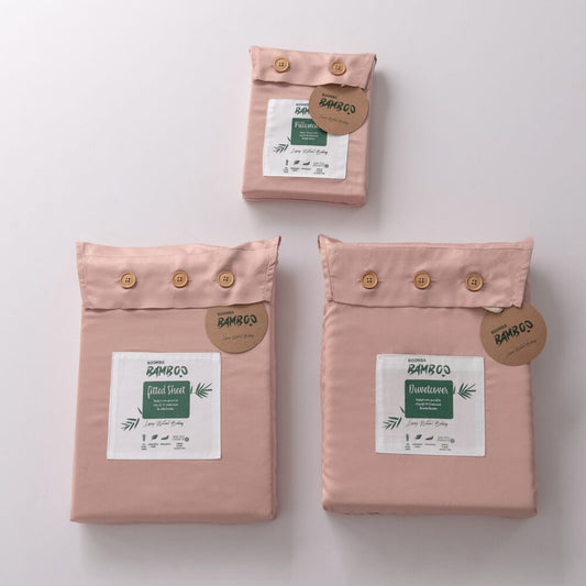 Tweepersoons Beddengoedset M - Cuddle Pink - HUTWARE.NL