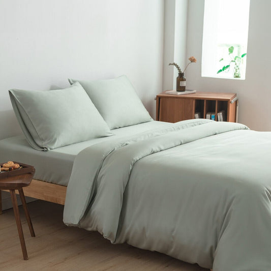 Tweepersoons Beddengoedset M - Sage Green - HUTWARE.NL