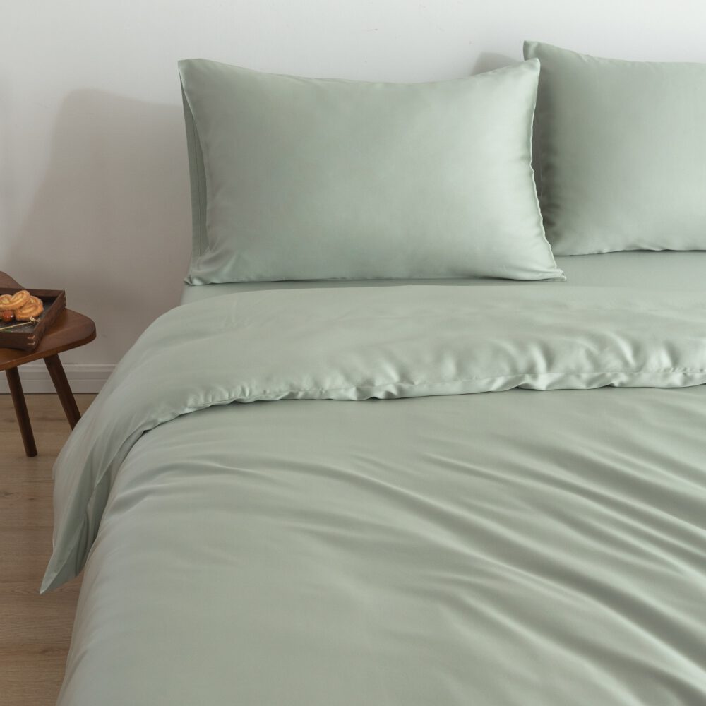 Tweepersoons Beddengoedset M - Sage Green - HUTWARE.NL