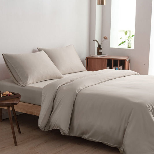 Tweepersoons Beddengoedset M - Soft Taupe - HUTWARE.NL