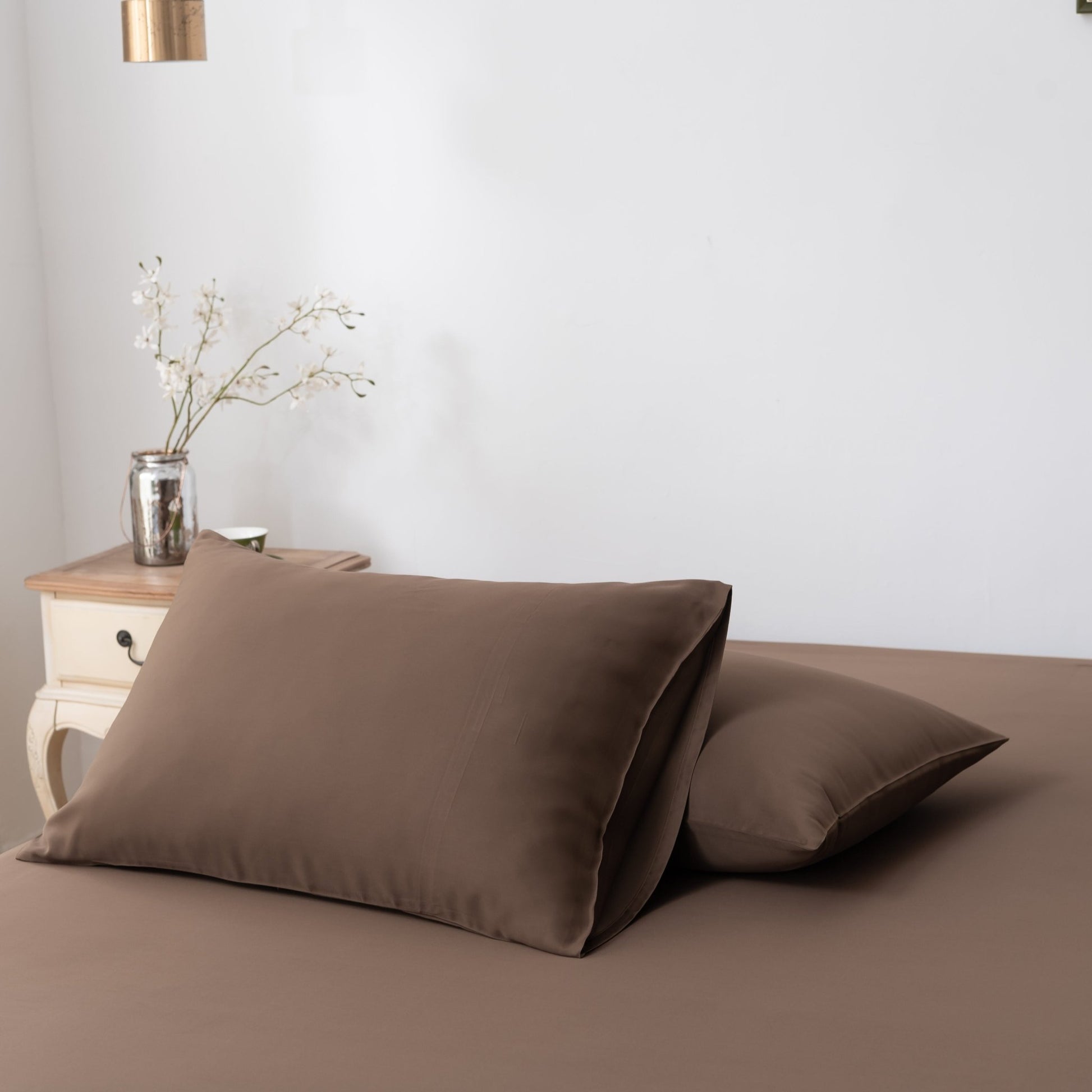 Tweepersoons beddengoedset XXL - Coffee Brown - HUTWARE.NL