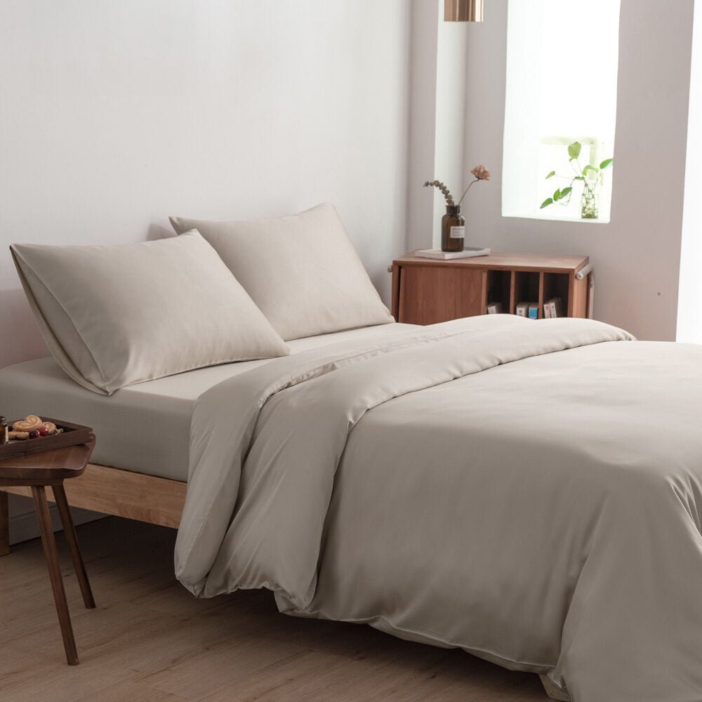 Tweepersoons beddengoedset XXL - Soft Taupe - HUTWARE.NL
